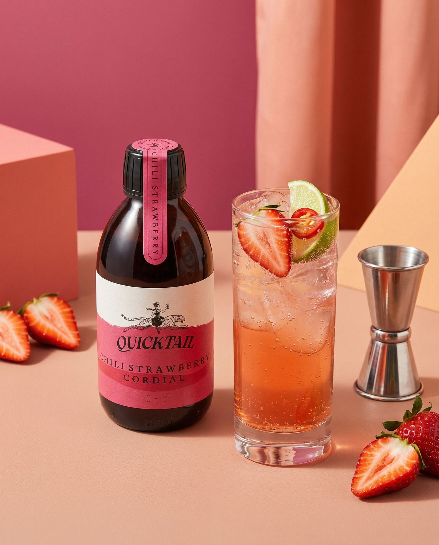 Chili Strawberry Cordial
