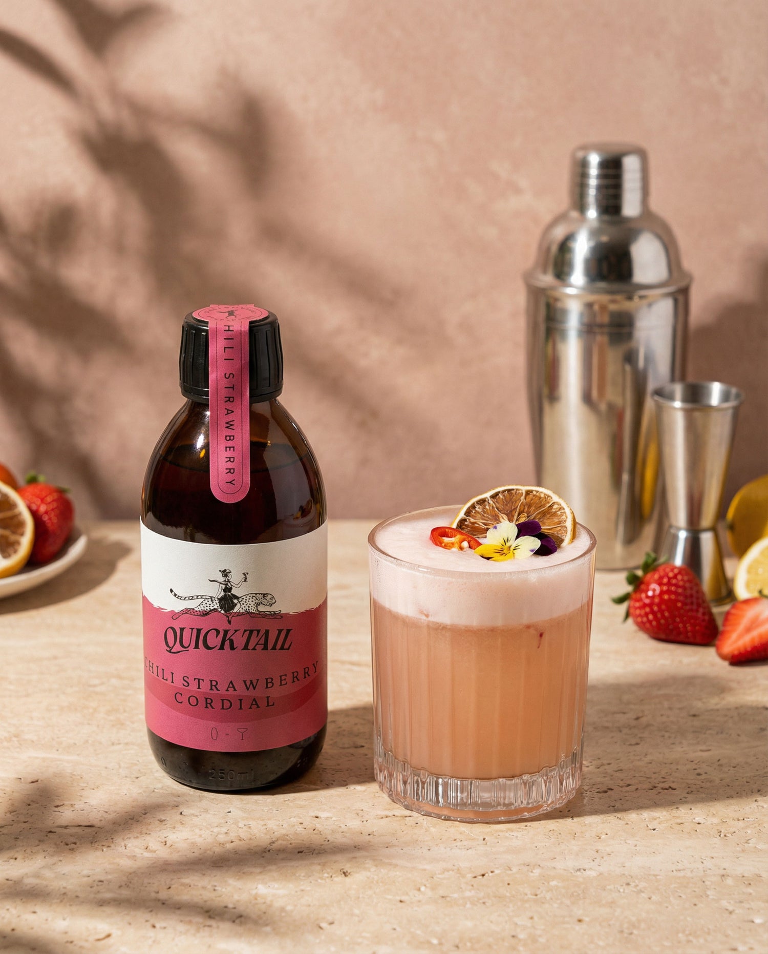Chili Strawberry Cordial
