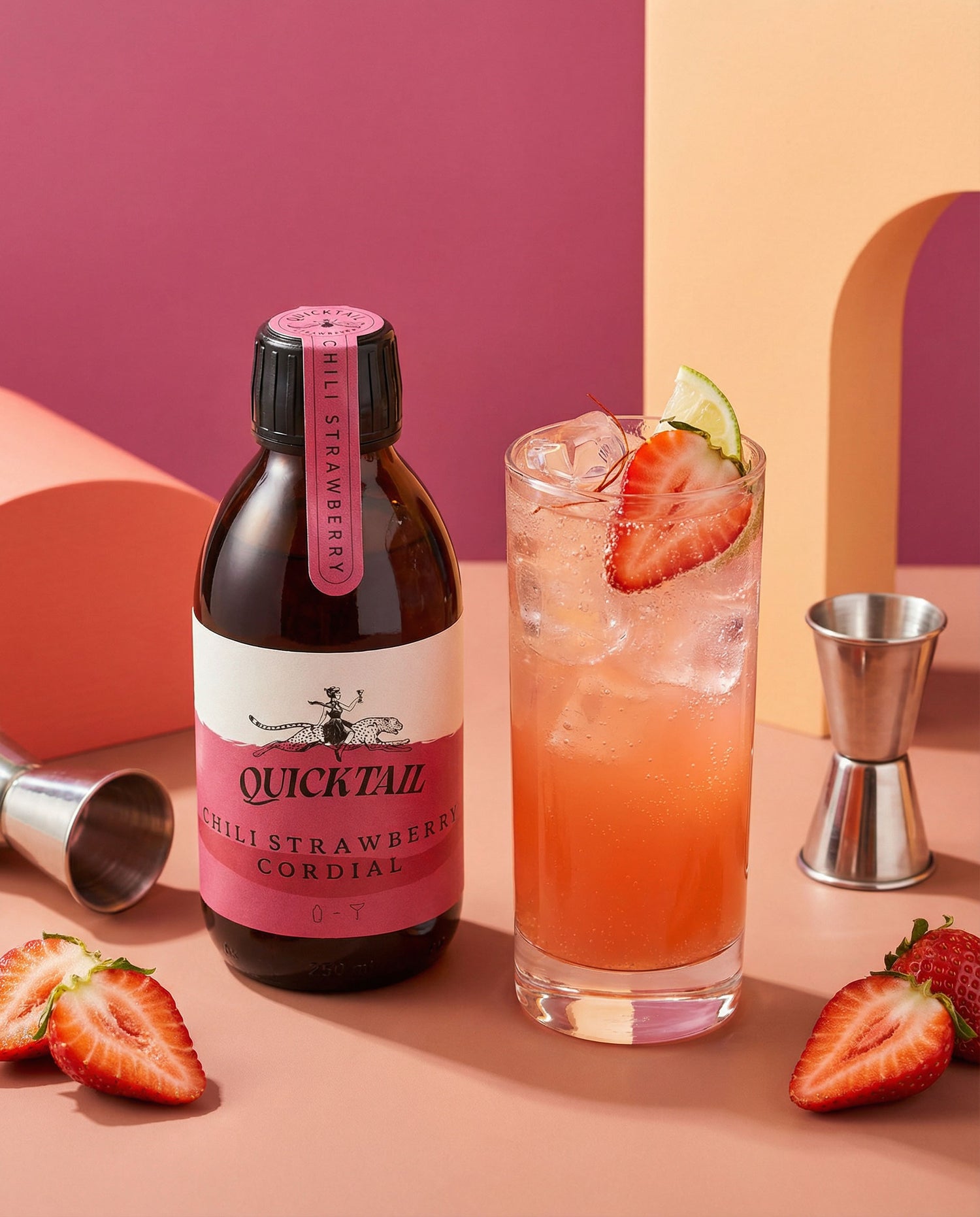 Chili Strawberry Cordial