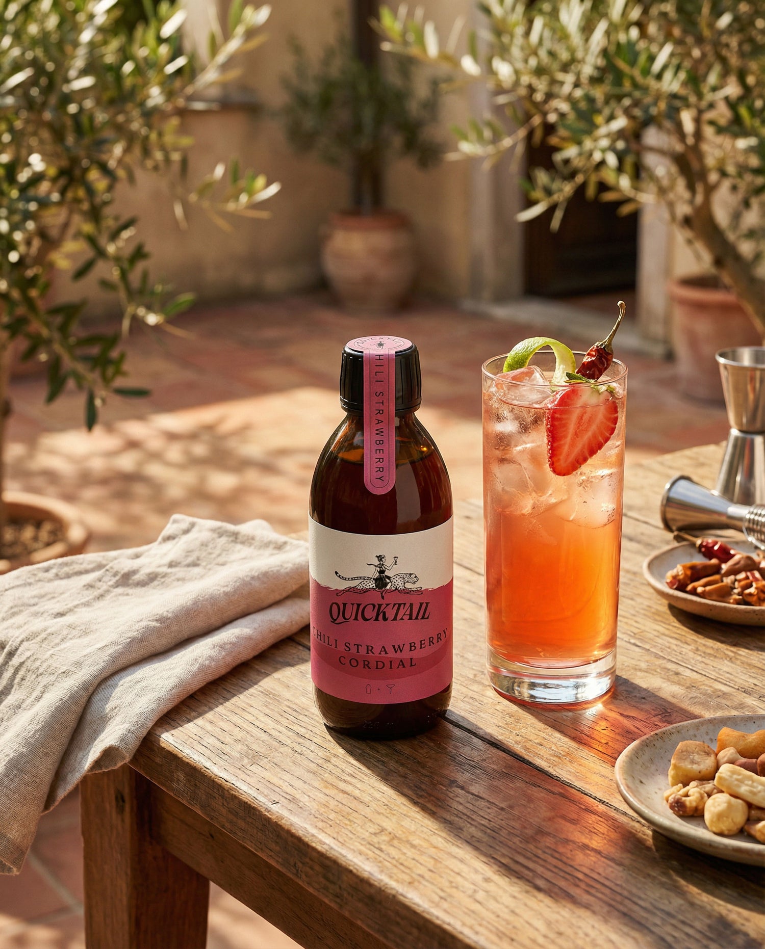 Chili Strawberry Cordial