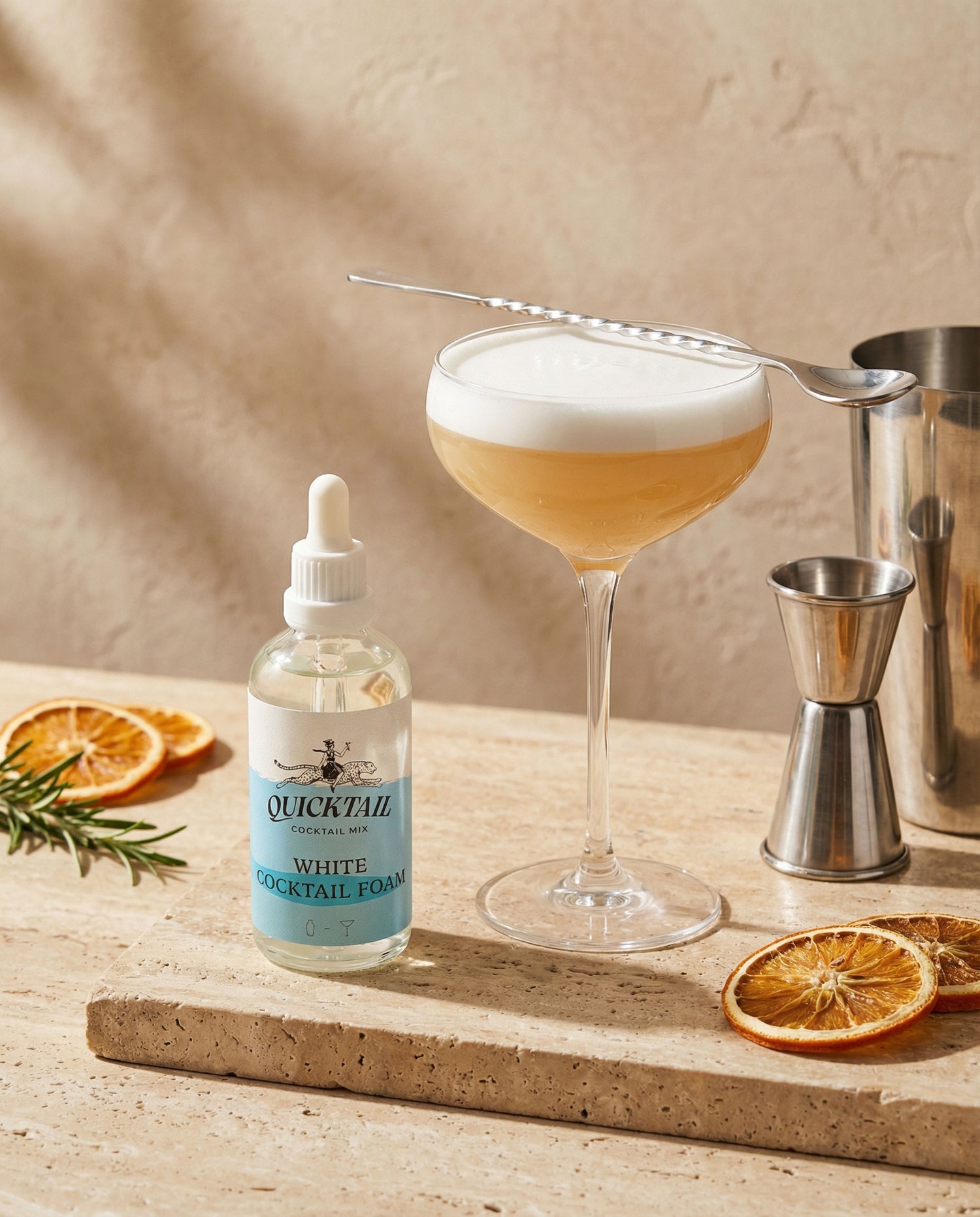 White Cocktail Foam