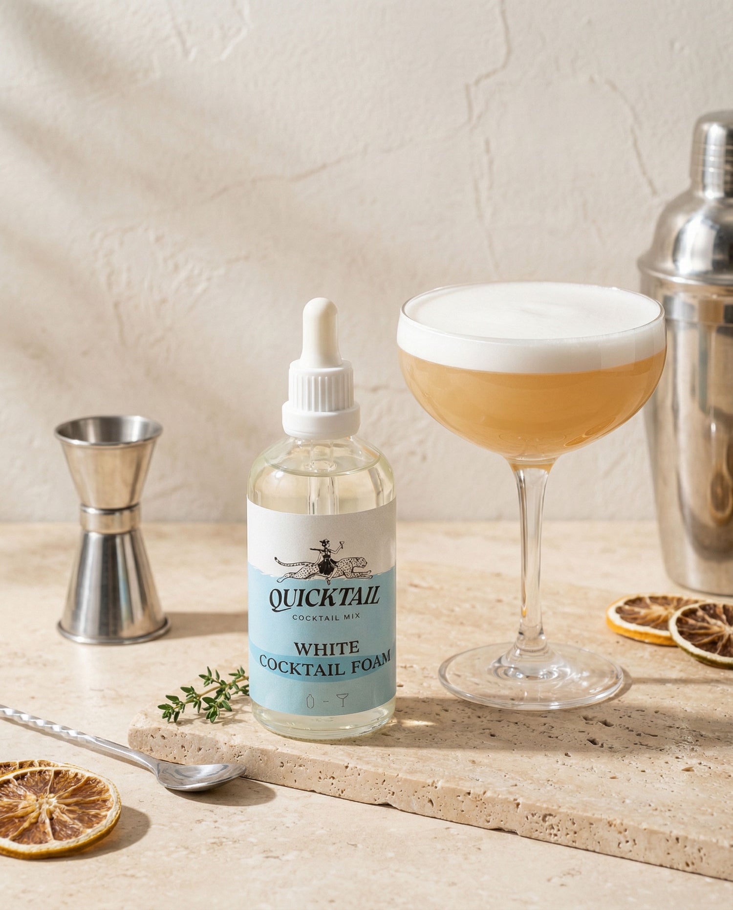 White Cocktail Foam