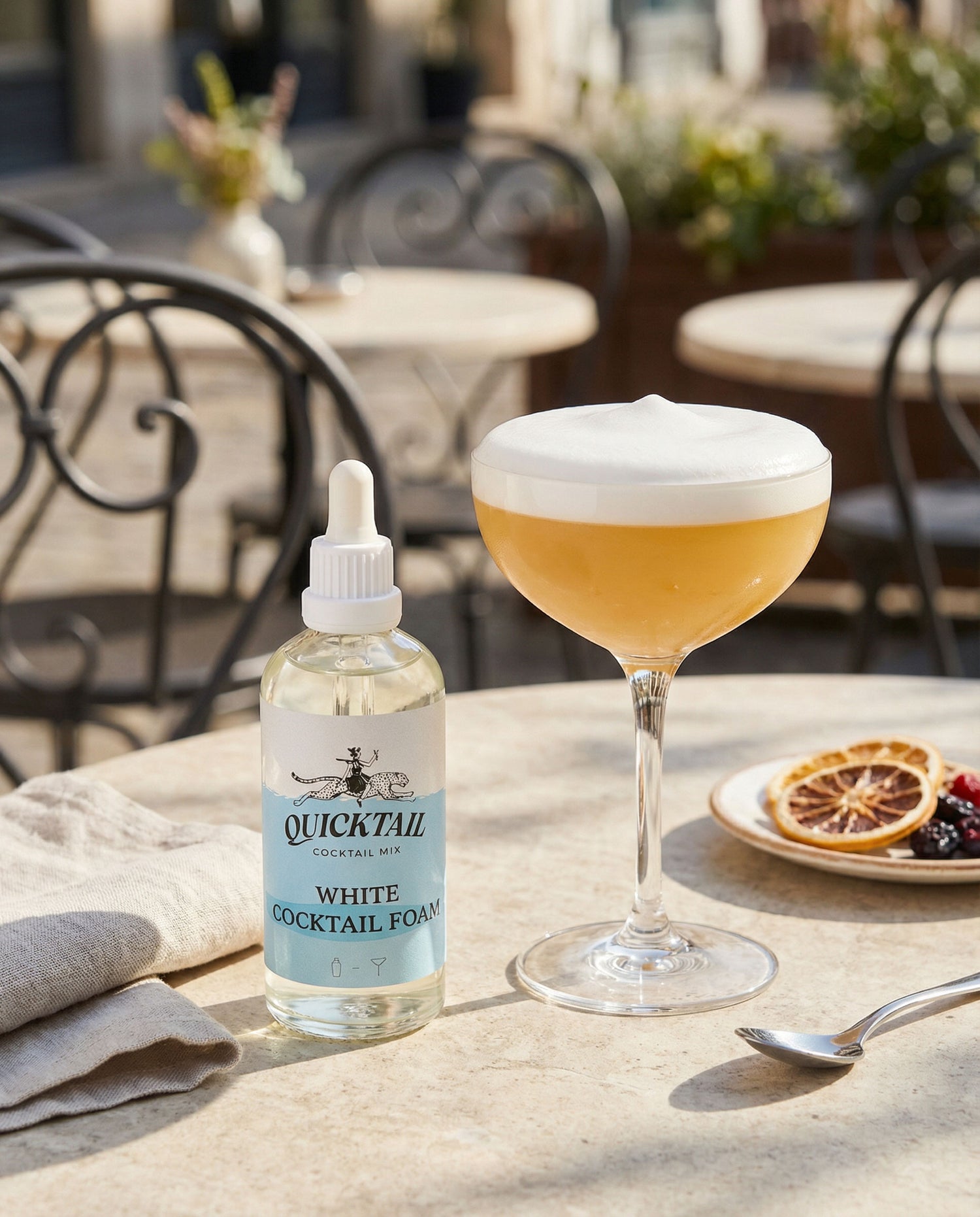 White Cocktail Foam